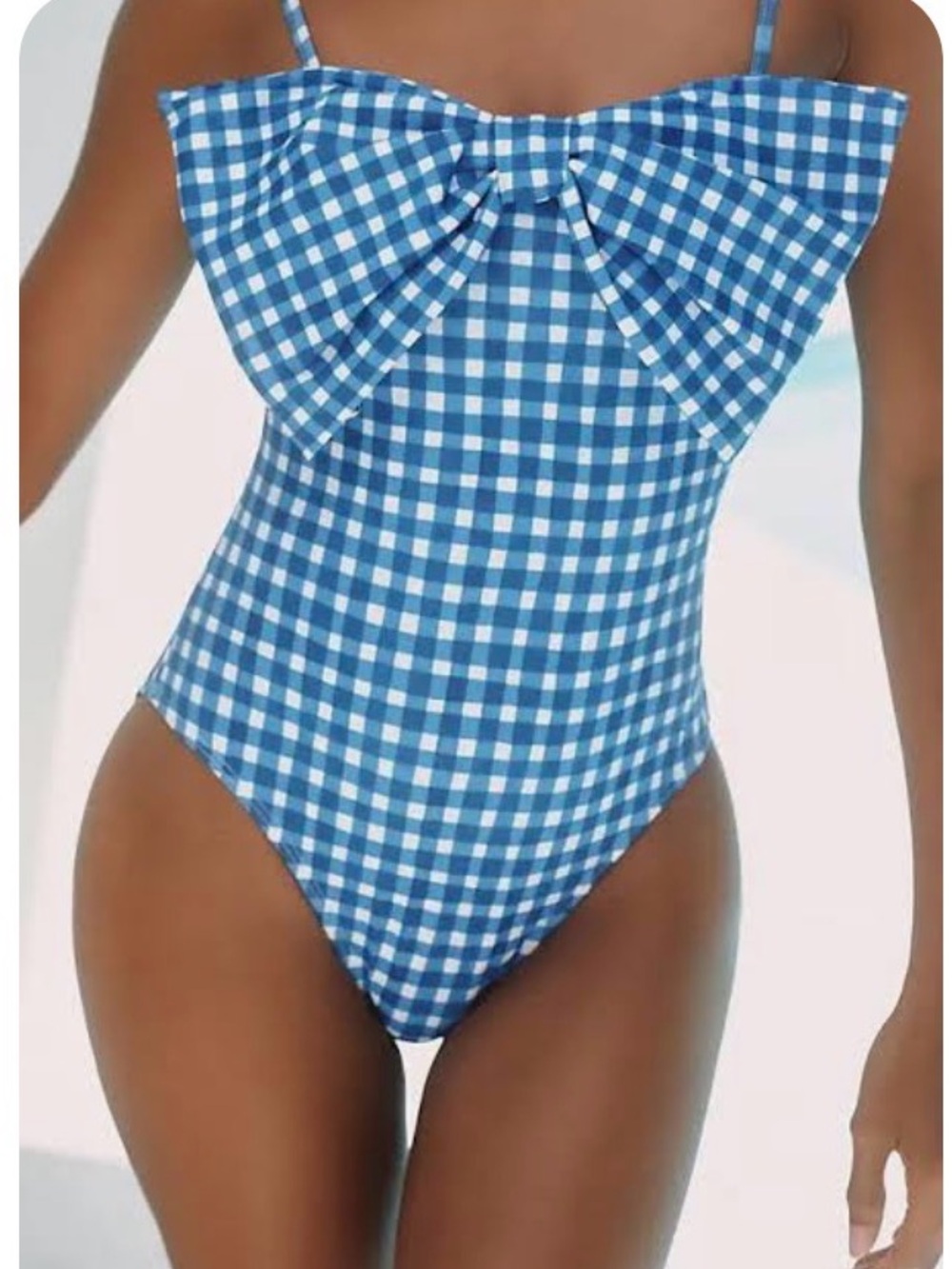 Anthropologie/Hutch bow swimsuit